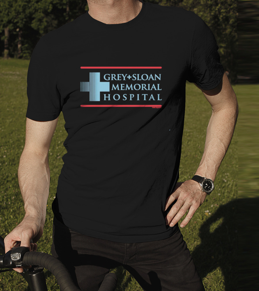 Grey + Sloan Memorial Hospital Logo Grey's Anatomy Fan Merchandise T-Shirt