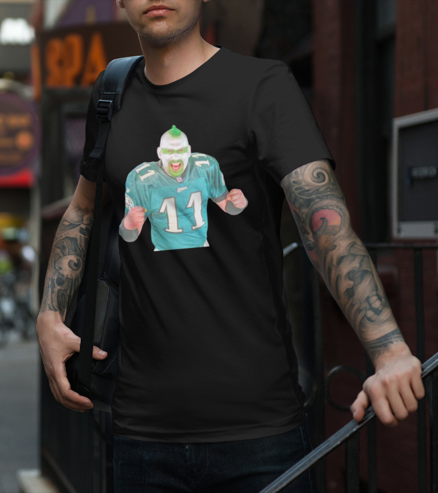 Jamie Pagliei The Philly Sports Fanatic In Eagles Jersey 11 T-Shirt