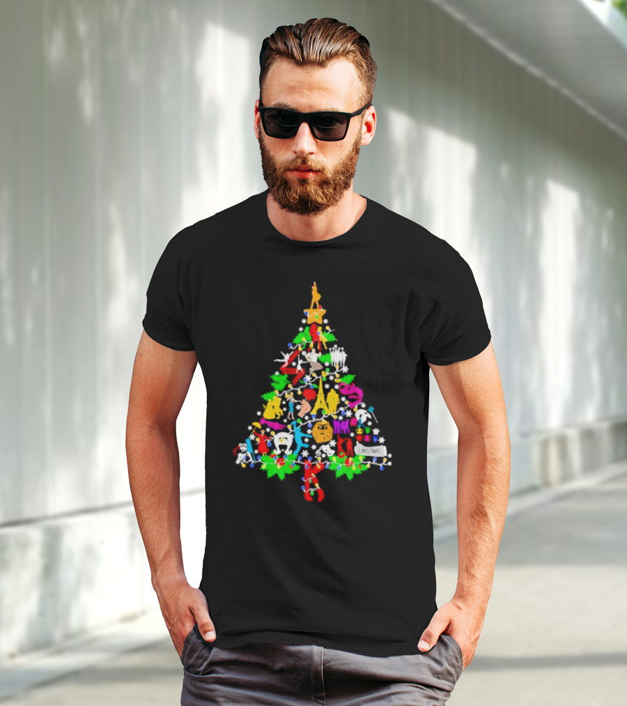 Broadway Musical Icons Christmas Tree T-Shirt