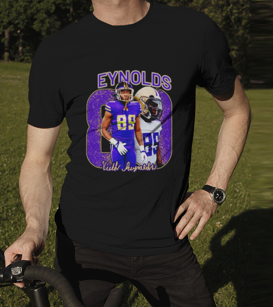 Eynolds 89 Keith Reynolds Husky Football Jersey T-Shirt