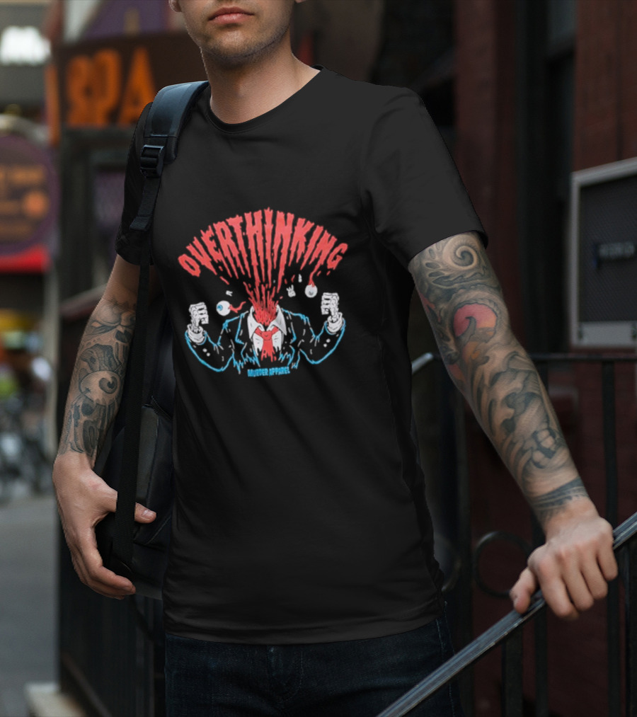 Overthinking Exploding Head Murder T-Shirt