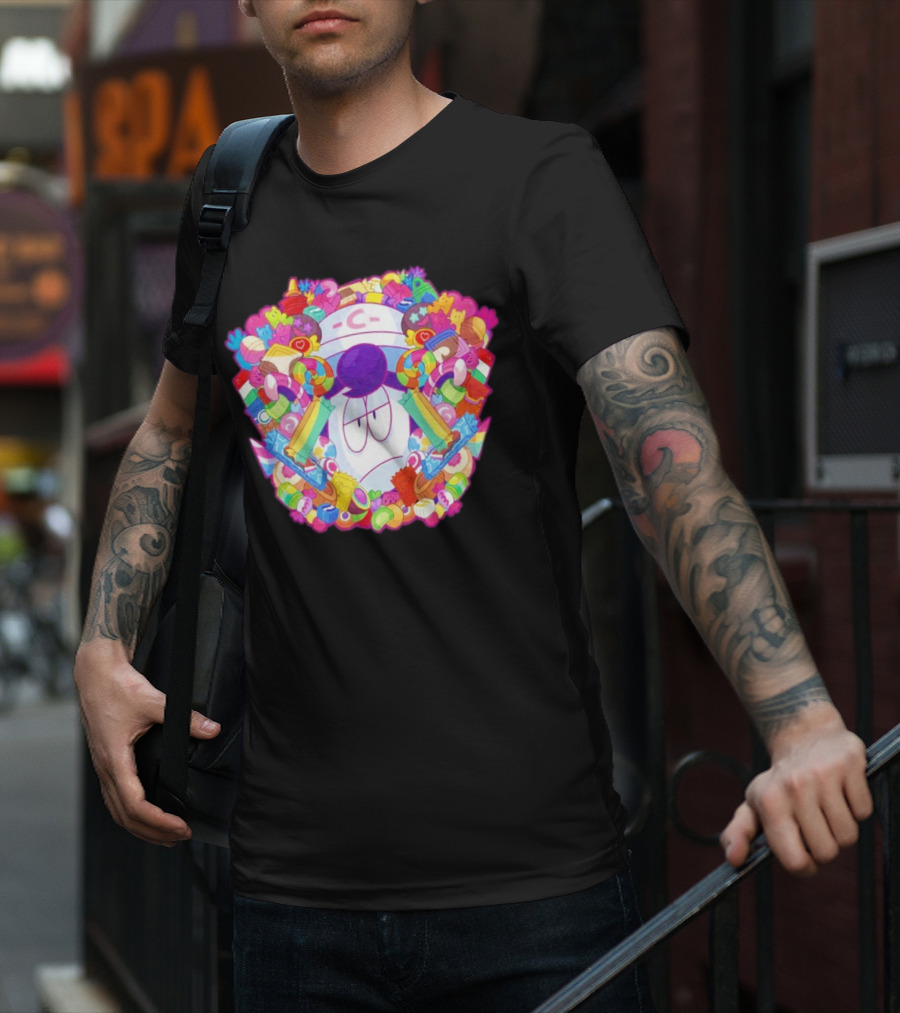 Overwhelming Sweet Colorful Candy Explosion T-Shirt