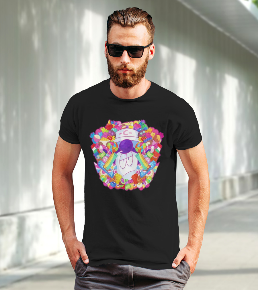 Overwhelming Sweet Colorful Candy Explosion T-Shirt