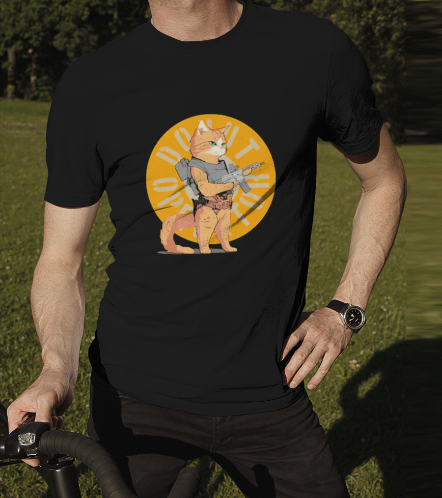 Revenge Of Squirt Cat Armed With Justice Against Dog Domination T-Shirt