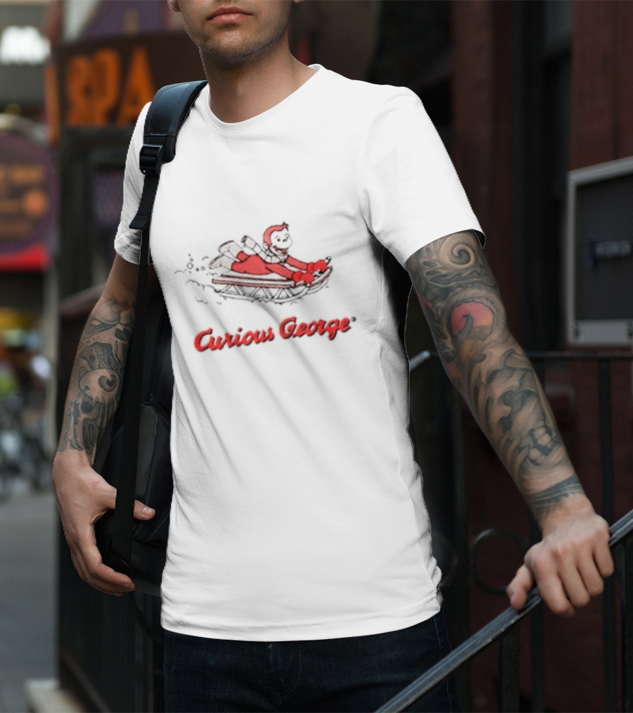 Curious George Sledding Adventure T-Shirt
