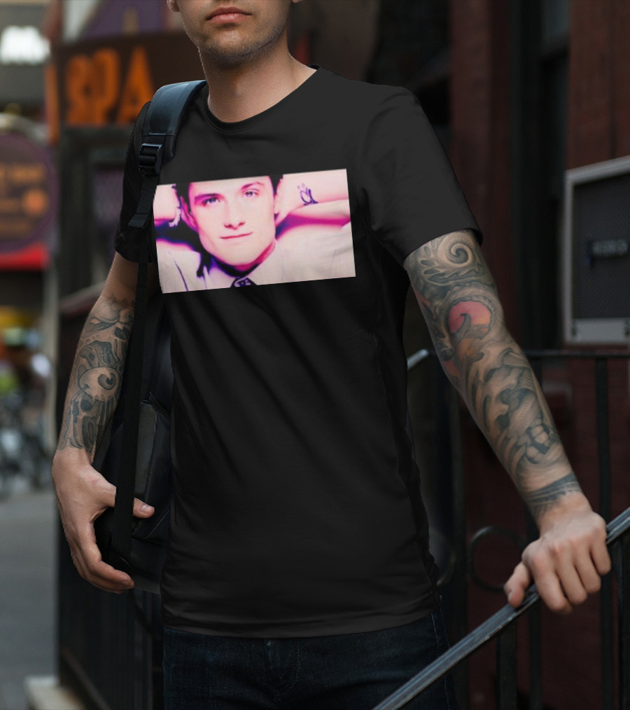 Josh Hutcherson Whistle Iconic Pose T-Shirt