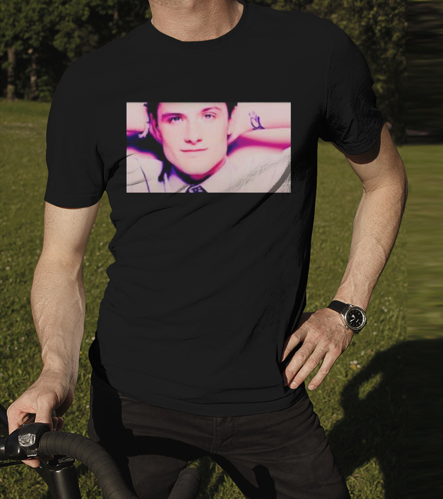 Josh Hutcherson Whistle Iconic Pose T-Shirt