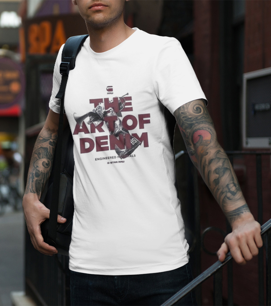 The Art Of Denim Engineered Garments G-Station Radio T-Shirt