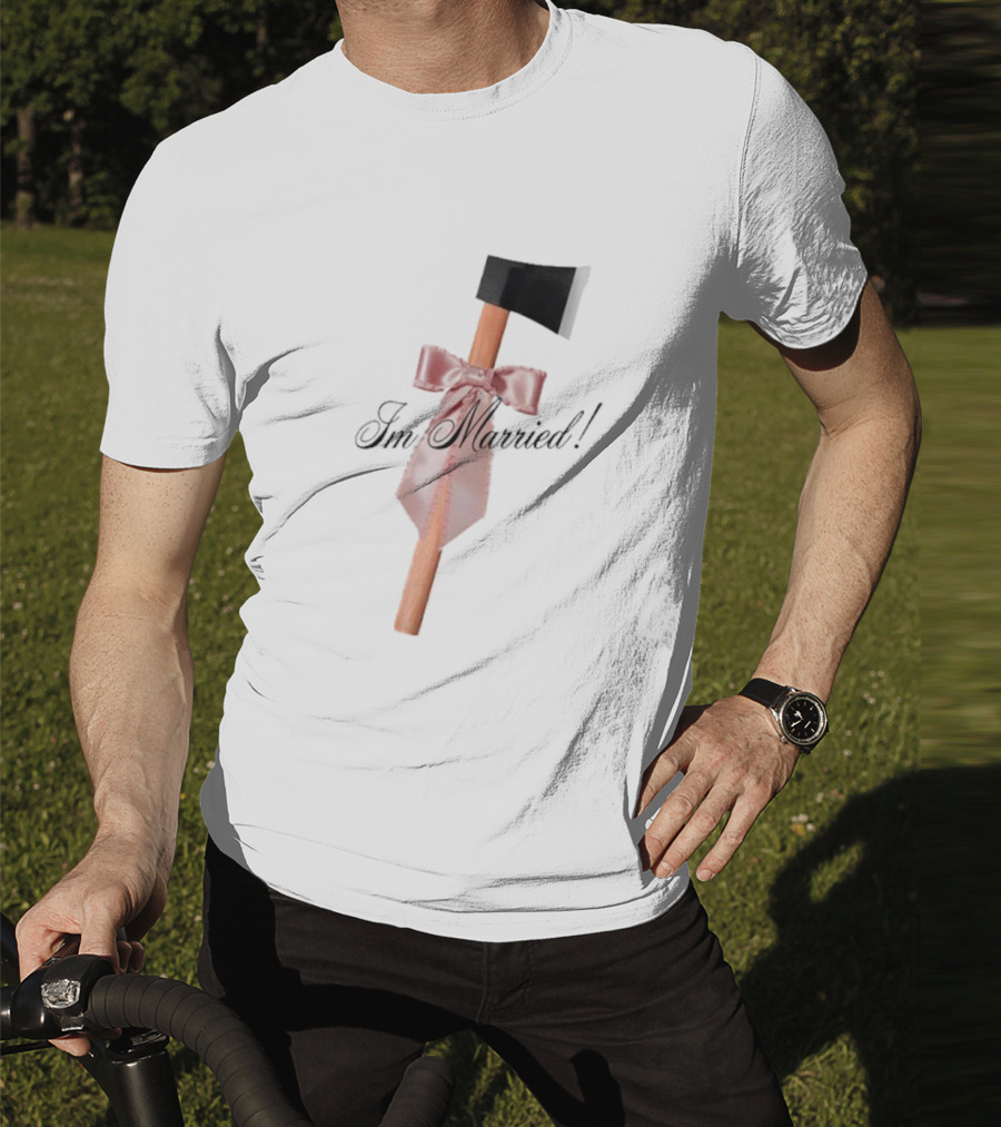 I'm Married Hack Axe With Bow And Tie T-Shirt