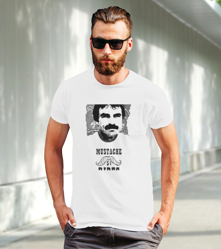 Mustache Rides 5 Cents Tom Selleck T-Shirt