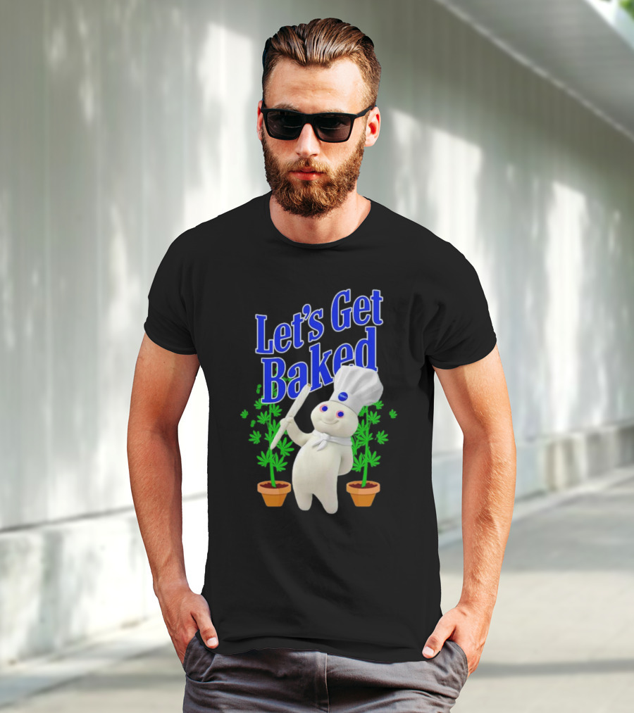 Let's Get Baked Weed Chef Doughboy T-Shirt