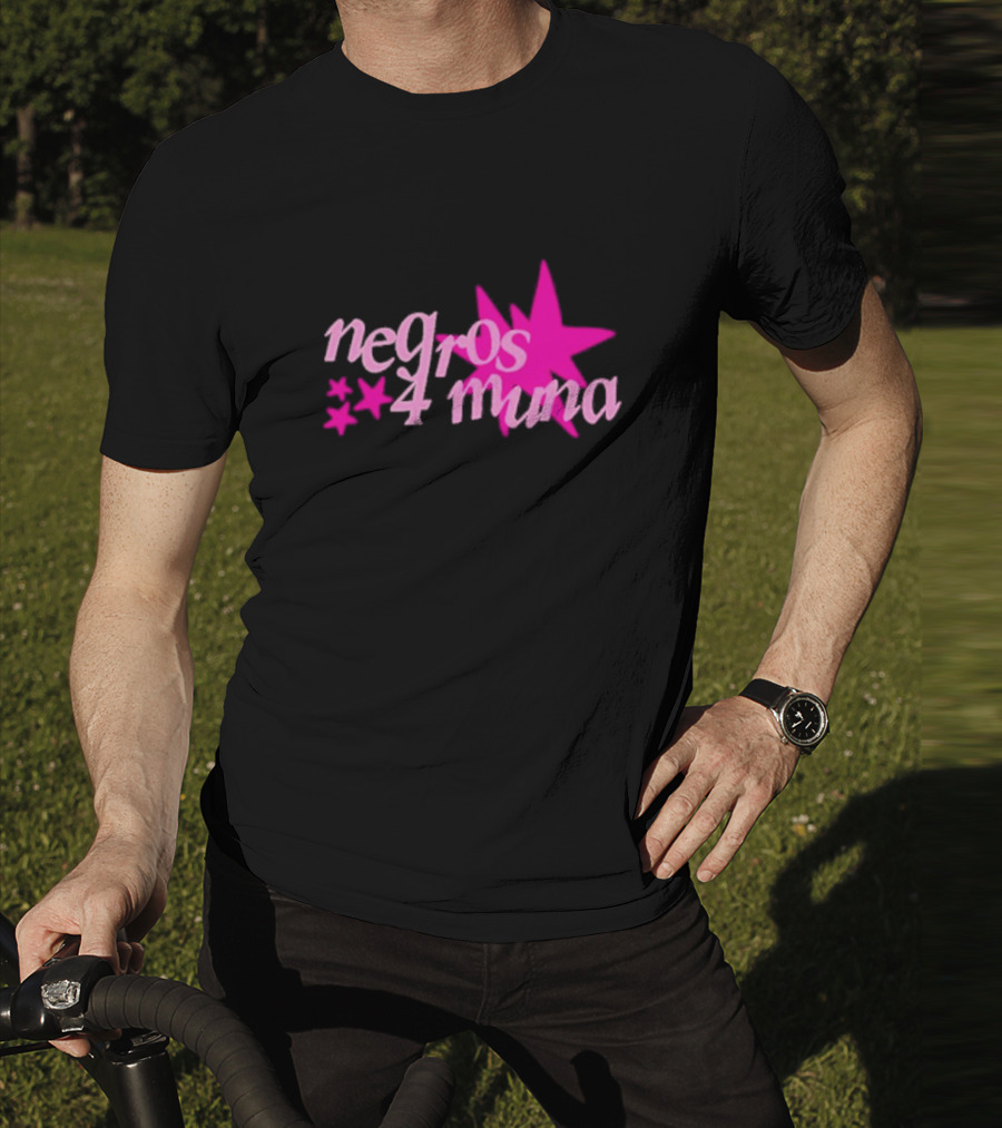 Negros 4 Muna Pink Stars T-Shirt