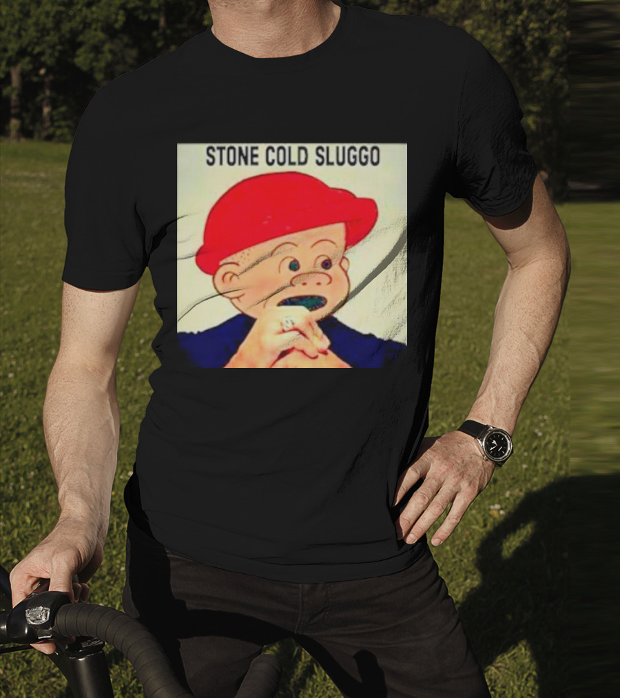 STONE COLD SLUGGO RED HAT CHARACTER HAND GESTURE T-Shirt