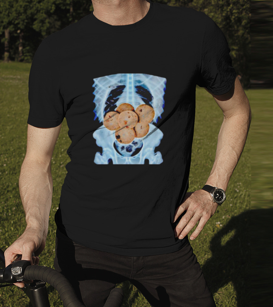 Uncle’s X-Ray Cookies Inside Skeleton Bones T-Shirt