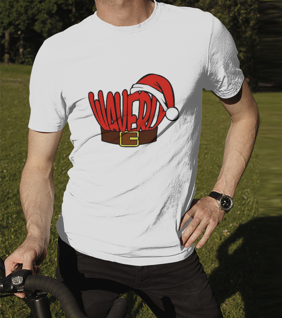 Waverly Christmas Santa Hat With Belt T-Shirt
