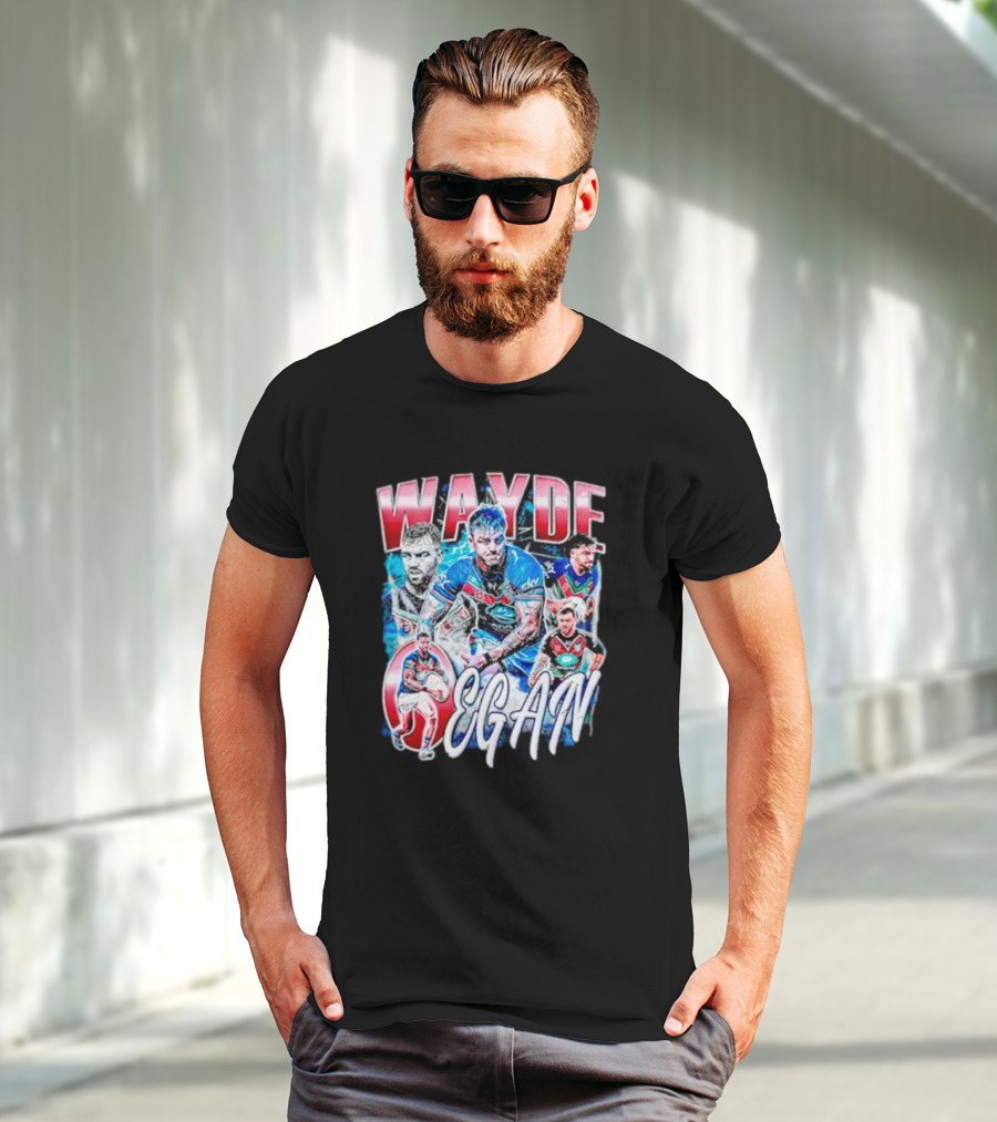 Wayde Egan New Zealand Warriors Rugby T-Shirt