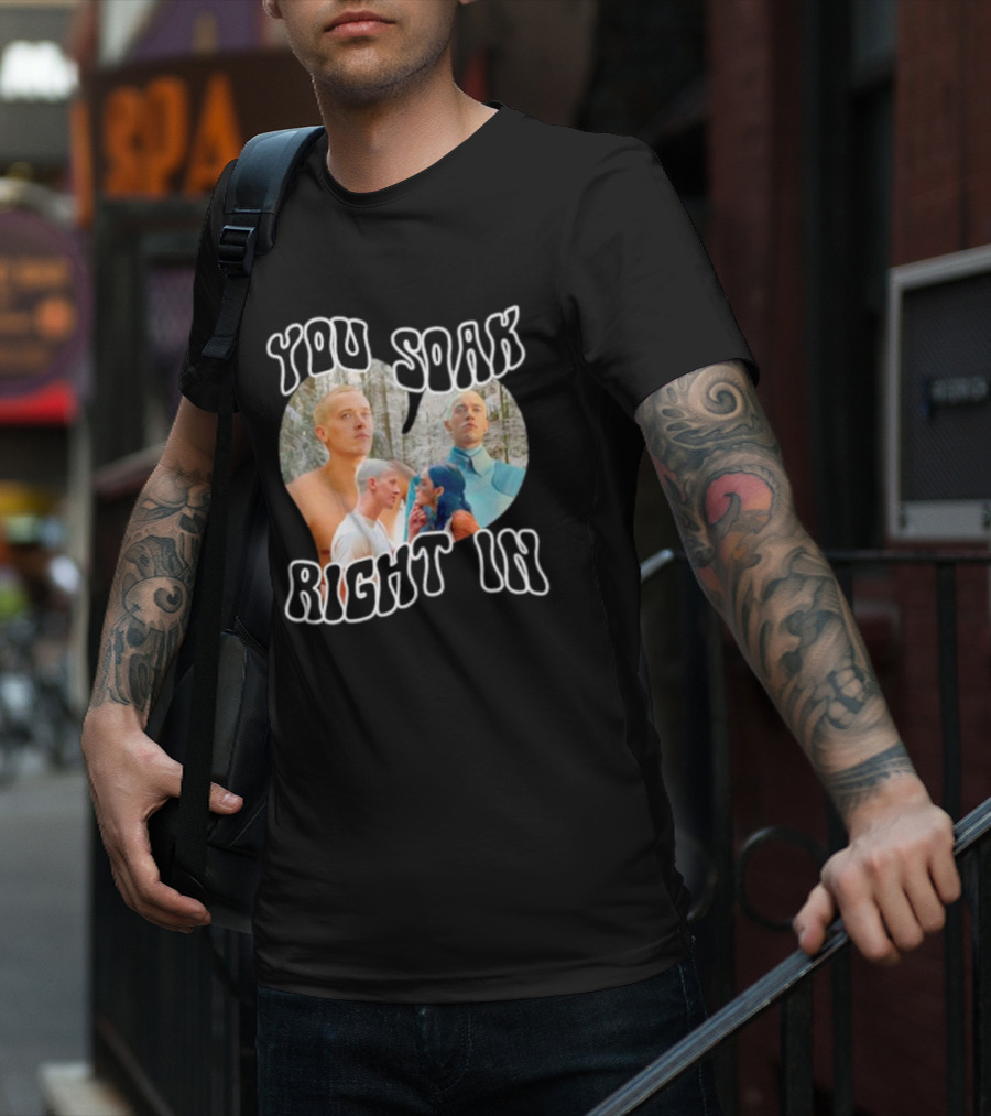 You Soak Right In Raised By Wolves Collage T-Shirt
