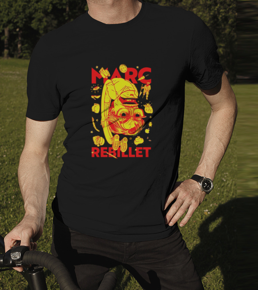 Marc Rebillet Loop Daddy Playful Cartoon Style Vibrant Colors T-Shirt