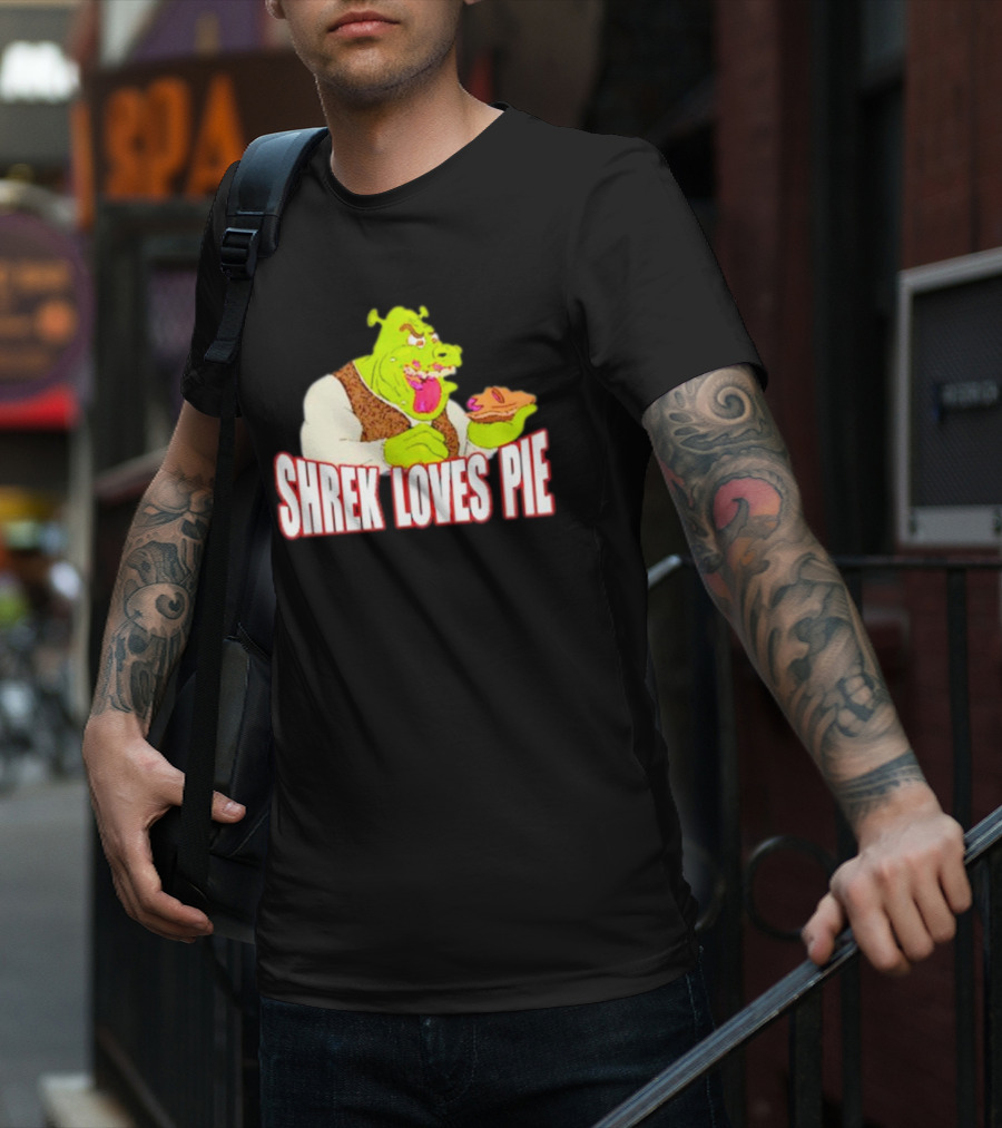 Shrek Loves Pie Ogre Eating T-Shirt
