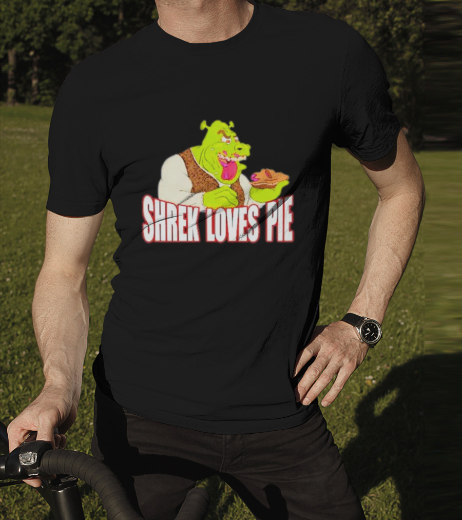Shrek Loves Pie Ogre Eating T-Shirt