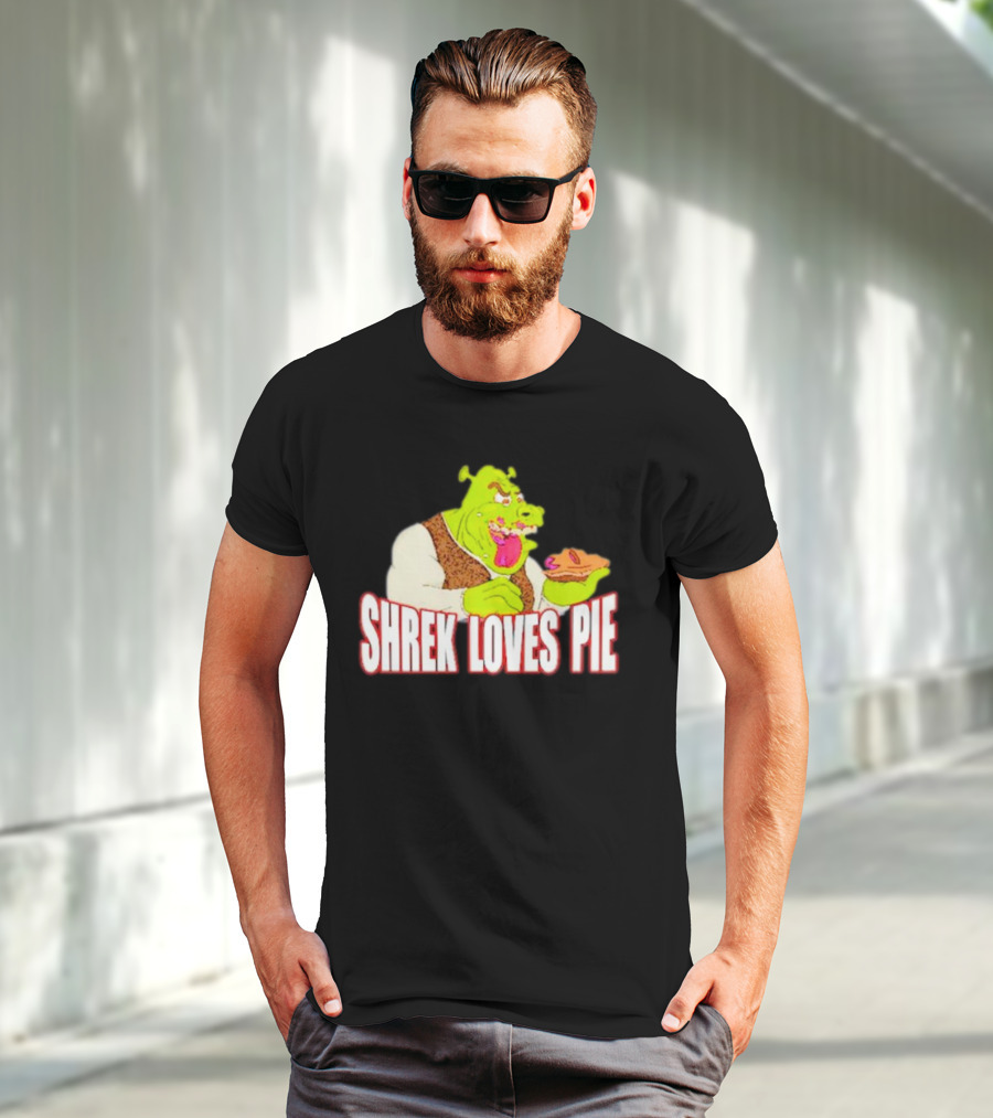 Shrek Loves Pie Ogre Eating T-Shirt