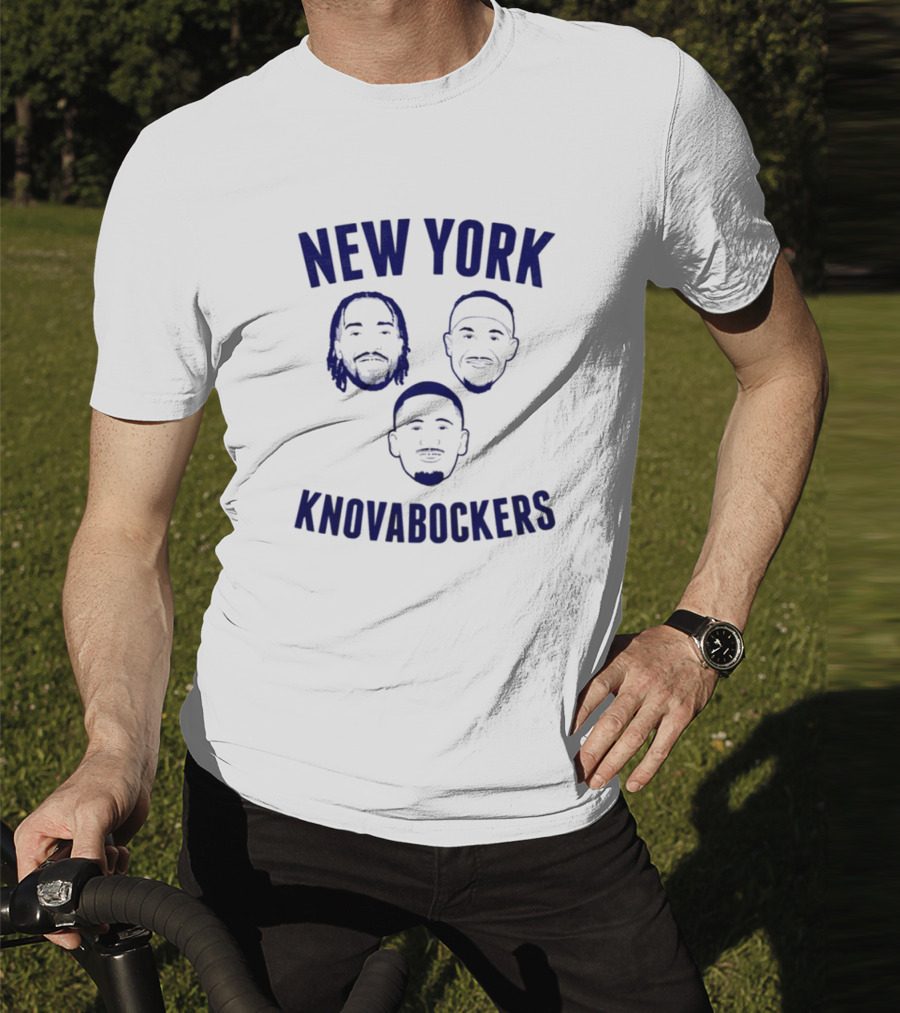 New York Knovabockers With Trio Faces T-Shirt