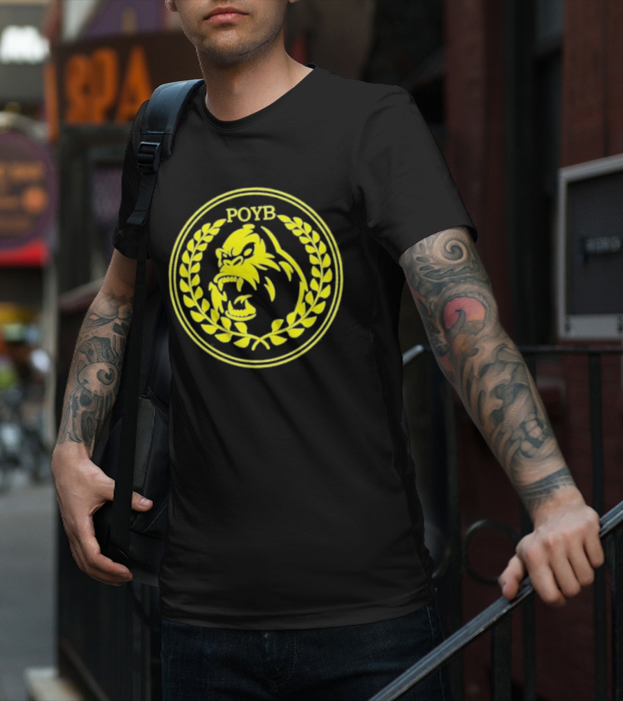 POYB Monkey Forgiato Blow USA Store Emblem T-Shirt