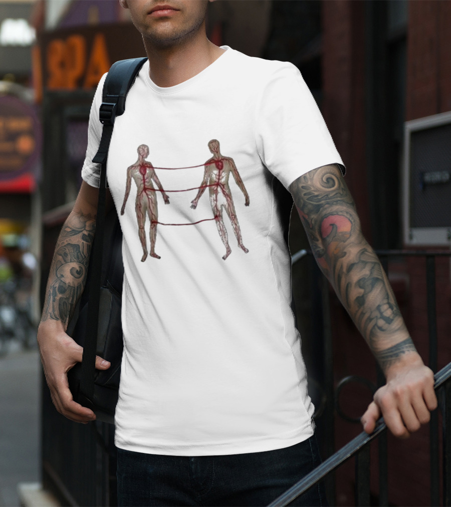 Marcos Alvarado Vascular Diagram Connected Figures T-Shirt