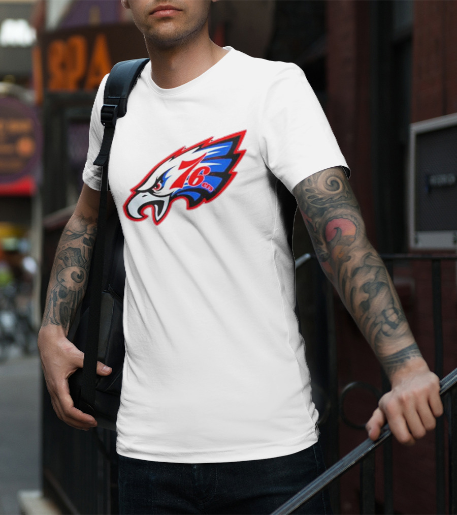 Philadelphia Eagles And 76ers Combined T-Shirt