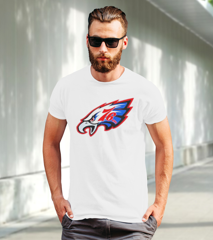 Philadelphia Eagles And 76ers Combined T-Shirt