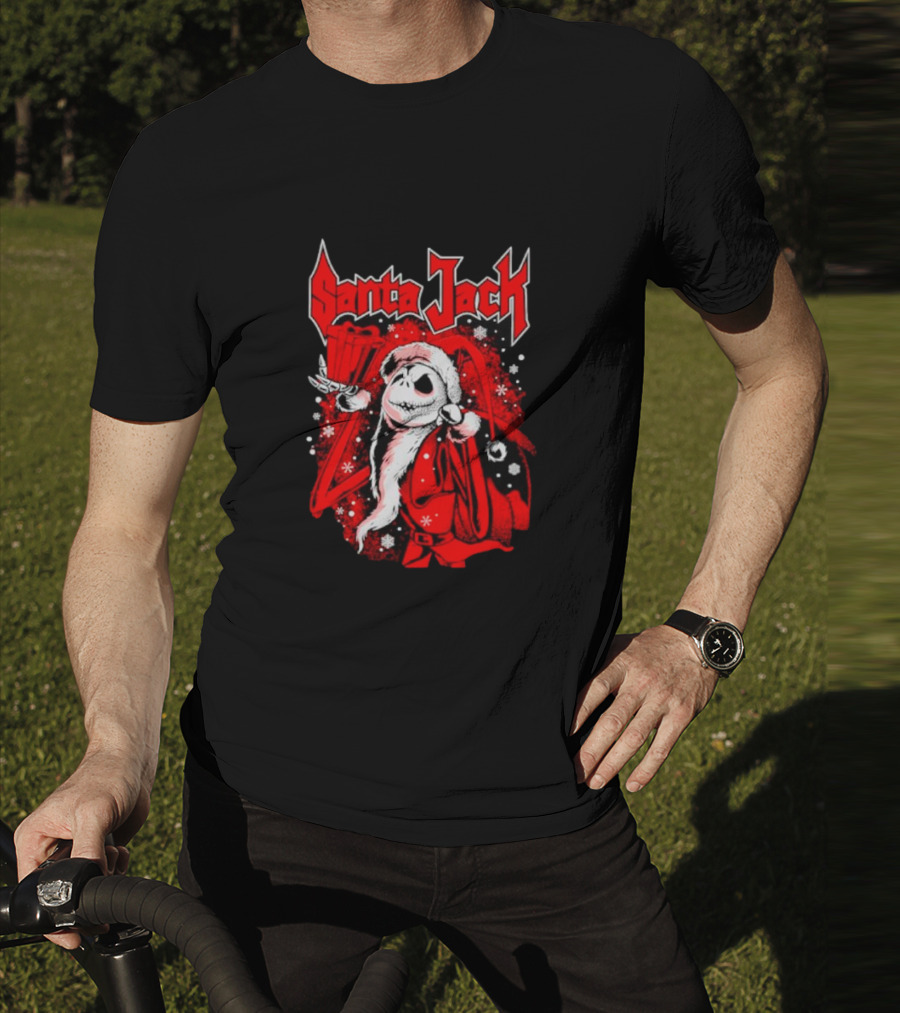 Santa Jack The Nightmare Before Christmas Jack Skellington T-Shirt