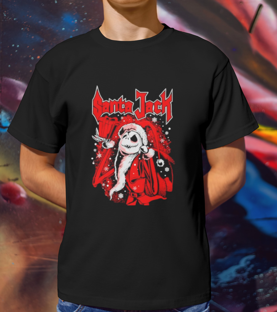 Santa Jack The Nightmare Before Christmas Jack Skellington T-Shirt