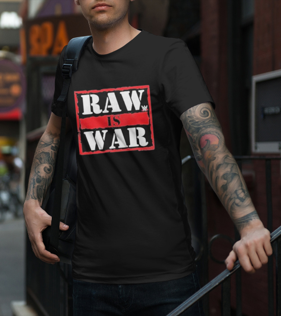 WWE Raw Is War Logo Design Ripple Junction T-Shirt