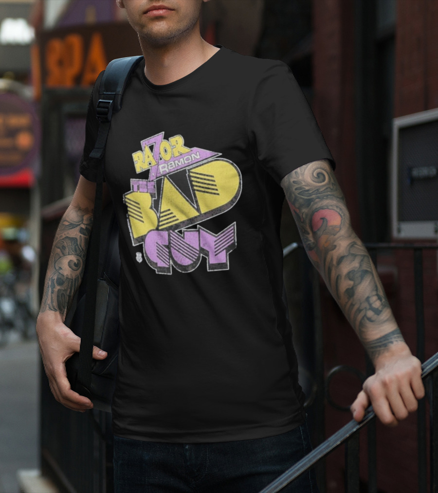 Razor Ramon The Bad Guy Ripple Junction T-Shirt