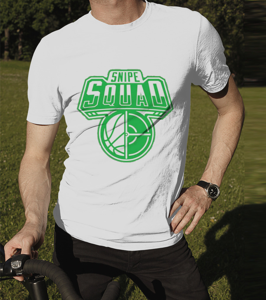 Boston Celtics Snipe Squad Basketball Crosshair T-Shirt
