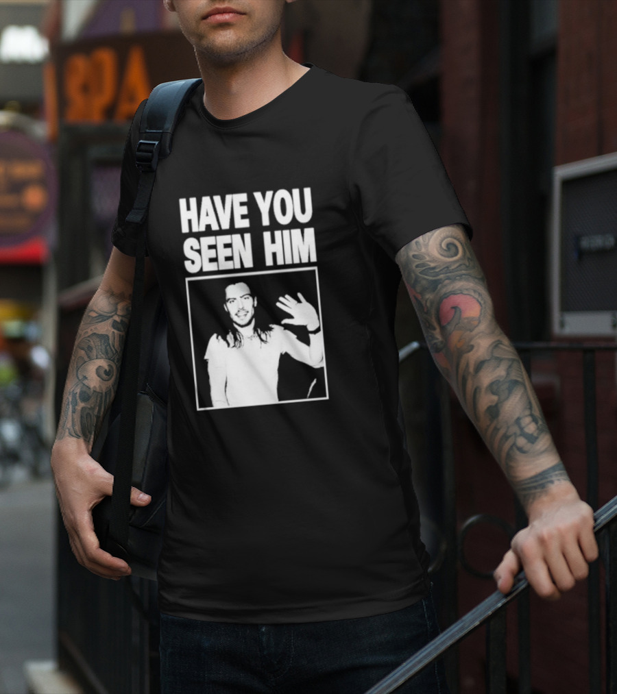 Have You Seen Him Andrew W.K. Wave T-Shirt