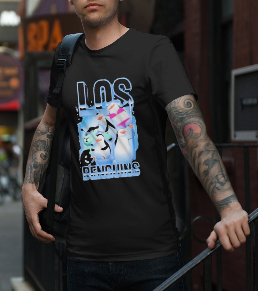 Los Penguins Animated Dancing Ice Party T-Shirt