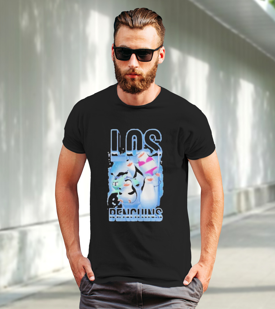 Los Penguins Animated Dancing Ice Party T-Shirt