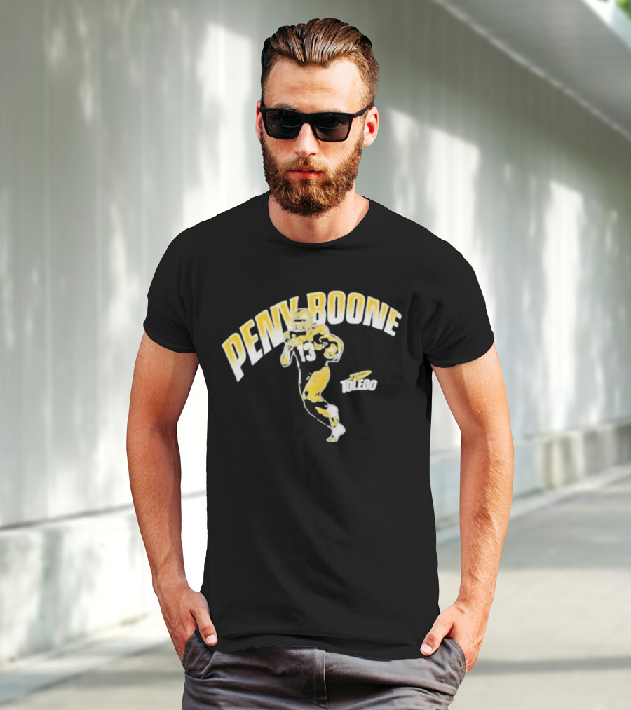 Penny Boone Toledo Football Number 13 Caricature T-Shirt