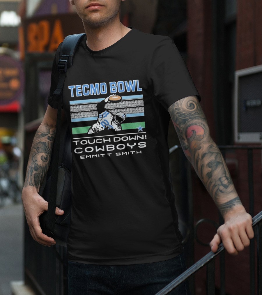 Tecmo Bowl Touchdown Cowboys Emmitt Smith T-Shirt
