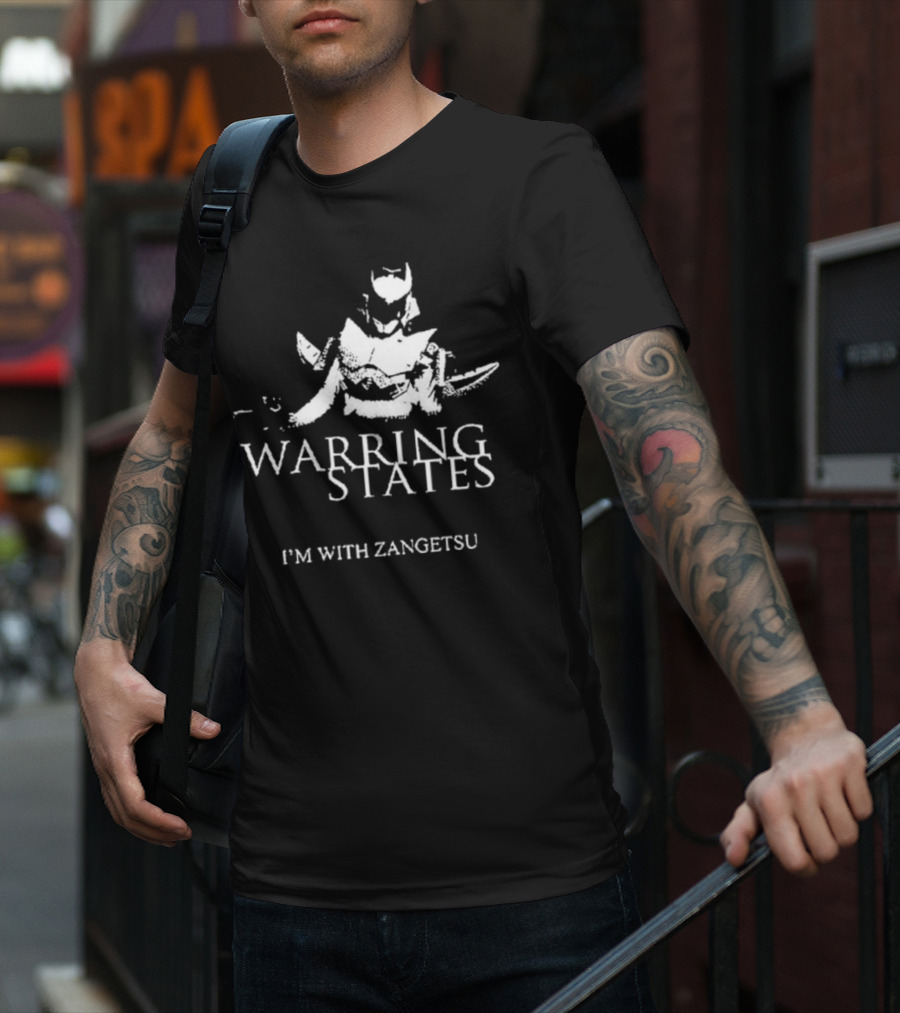 Warring States I’m With Zangetsu Samurai Armor T-Shirt