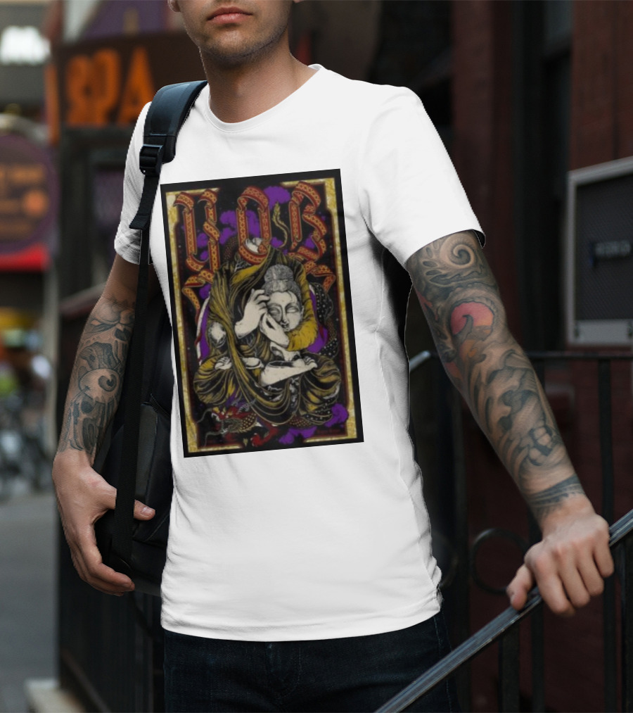 YOB Eugene John Henry’s Dec 09 Psychedelic Fantasy Sculpture T-Shirt