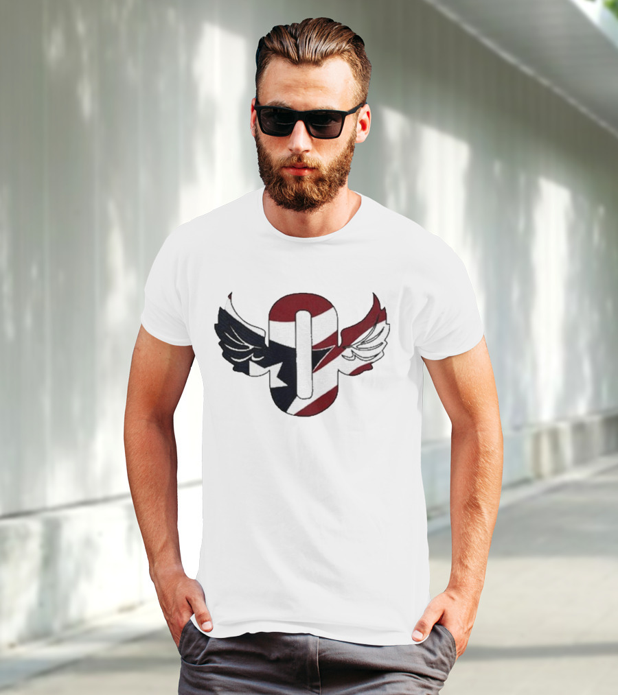 A1 Vintage Outkast Winged Emblem Flag T-Shirt