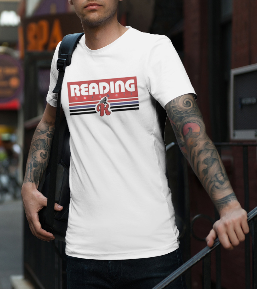 Reading Baseball Bimmridder Train Oatmeal T-Shirt