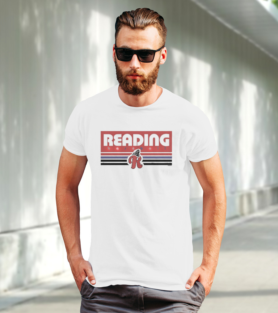 Reading Baseball Bimmridder Train Oatmeal T-Shirt