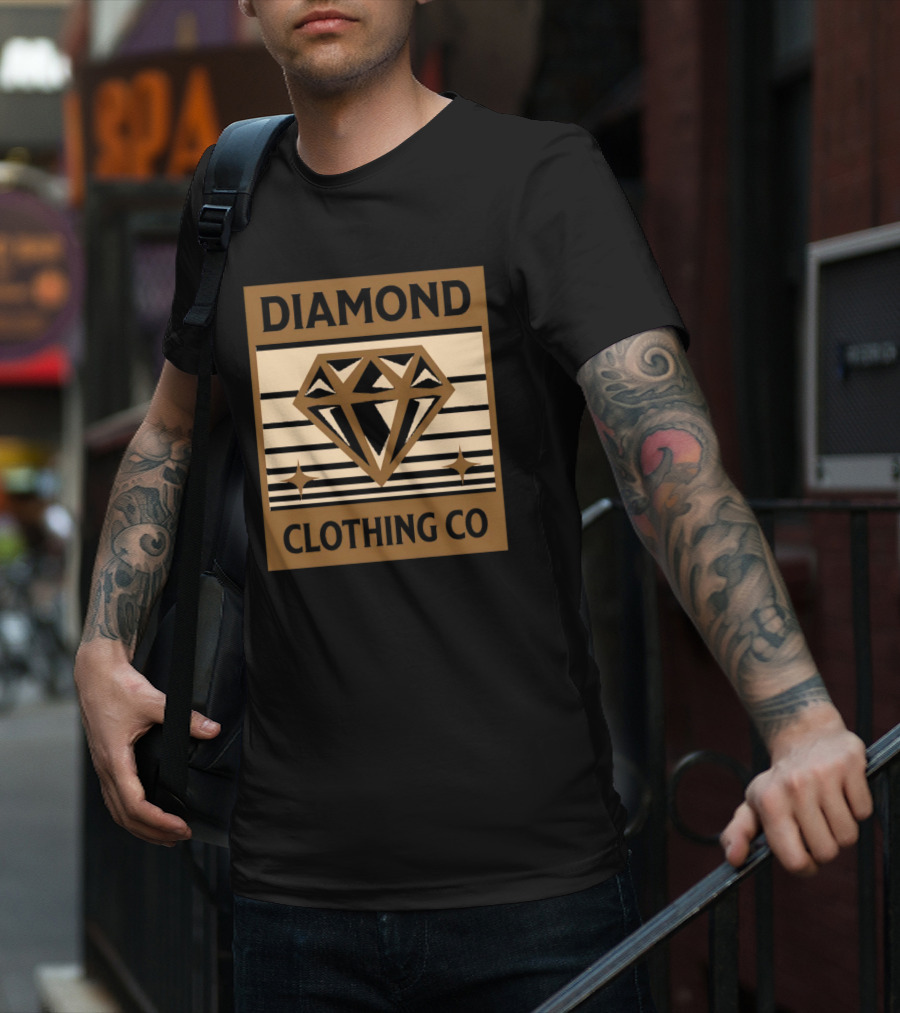 Diamond Clothing Co. Vintage Jewelry Stripes T-Shirt