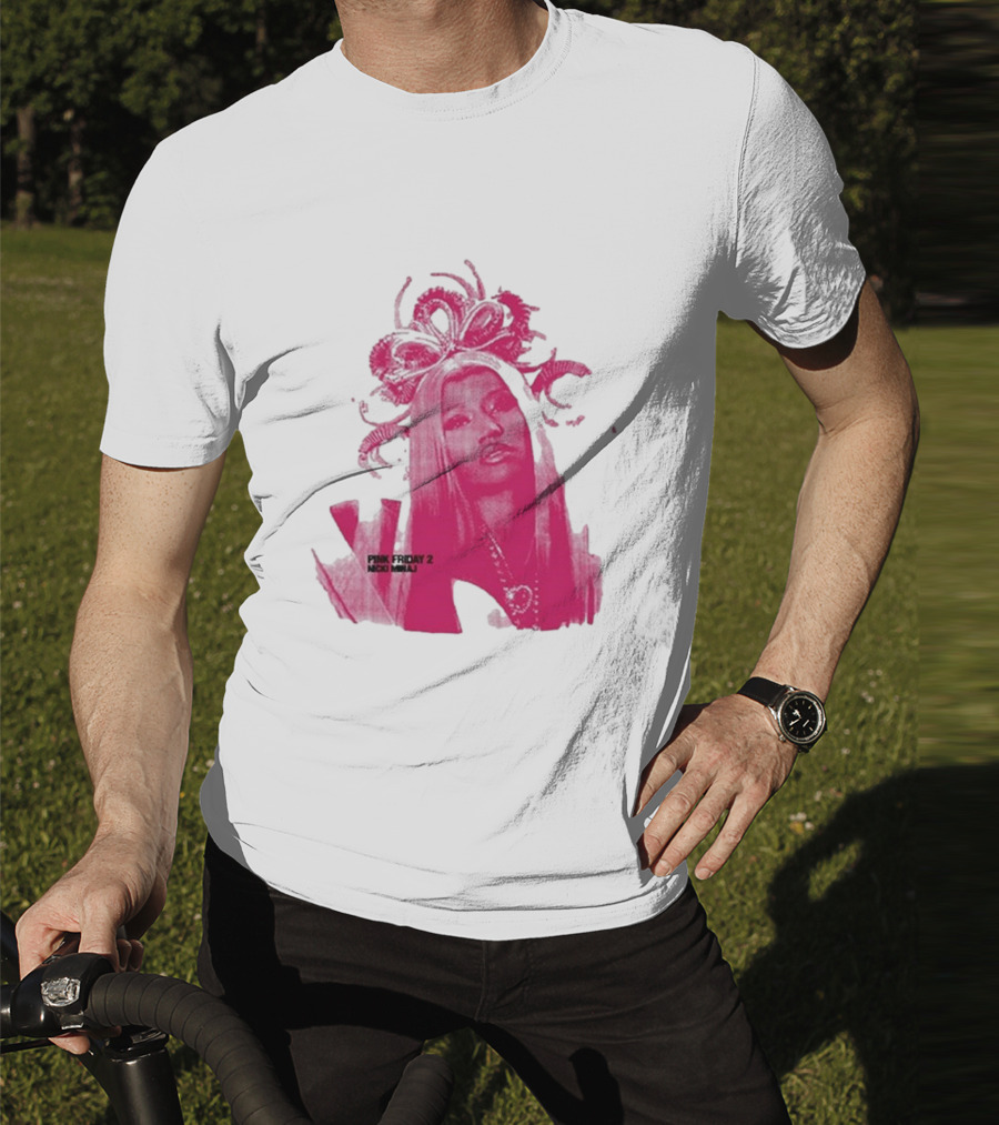 Nicki Minaj Pink Friday 2 Artistic Pink T-Shirt