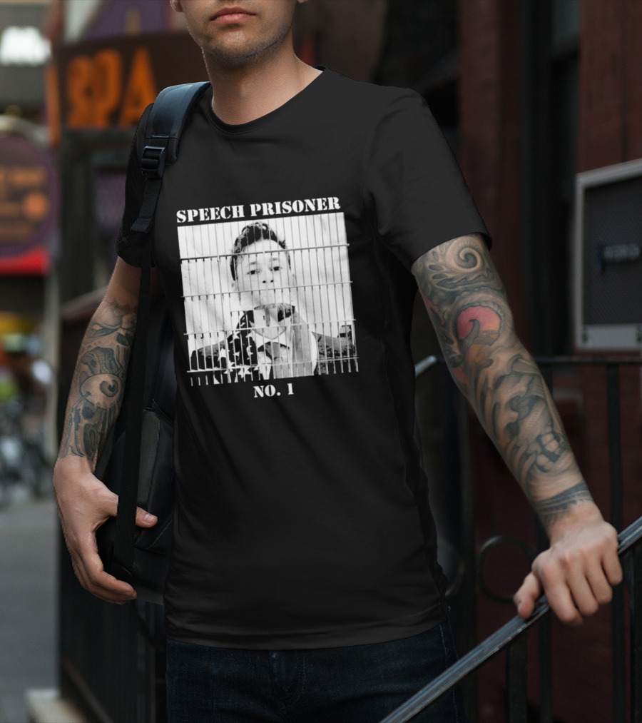 SPEECH PRISONER NO. 1 Owen Shroyer Photo T-Shirt