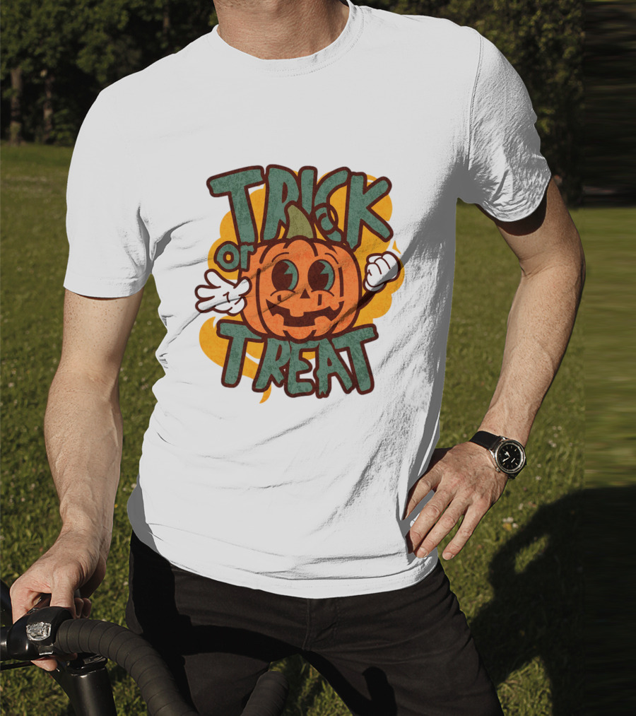 Trick Or Treat Pumpkin Character T-Shirt