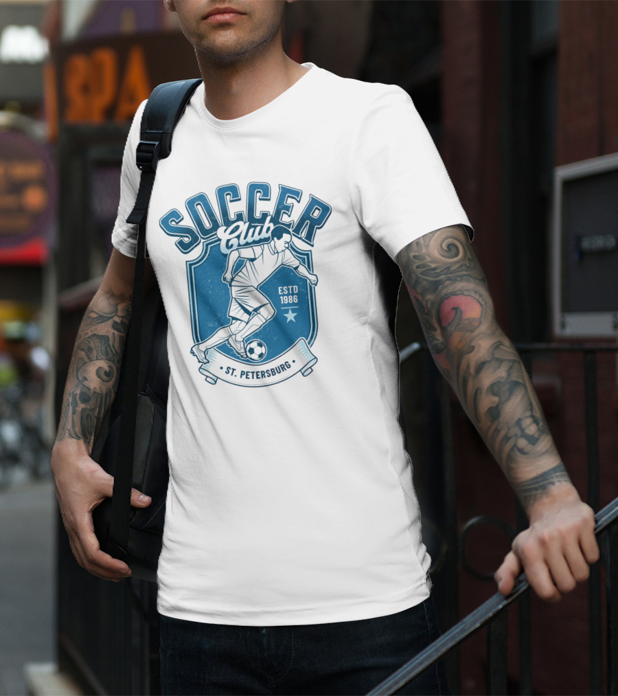 Soccer Club St. Petersburg ESTD 1986 T-Shirt